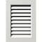 Ekena Millwork Vertical Gable Vent Functional, PVC Gable Vent w/ 1" x 4" Flat Trim Frame, 34"W x 36"H GVPVE34X3601FUN - alternate 1
